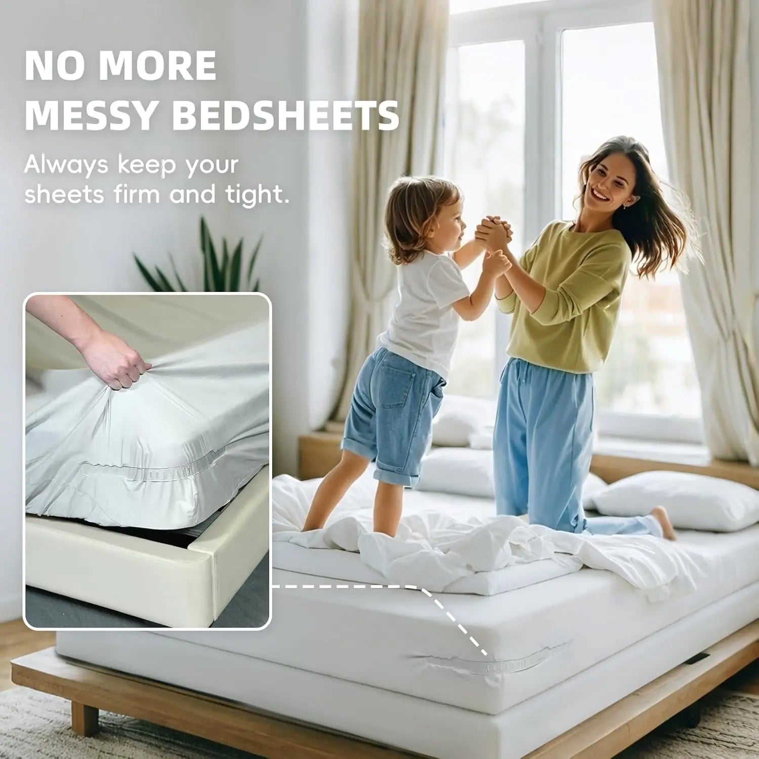 4Pcs High Quality Bedsheet Holder
